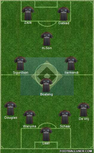 Hamburger SV Formation 2014