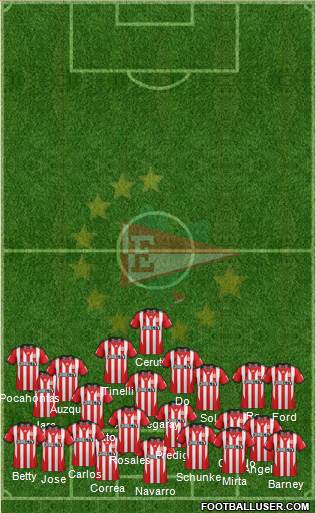 Estudiantes de La Plata Formation 2014
