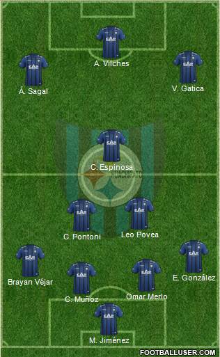 CD Huachipato Formation 2014