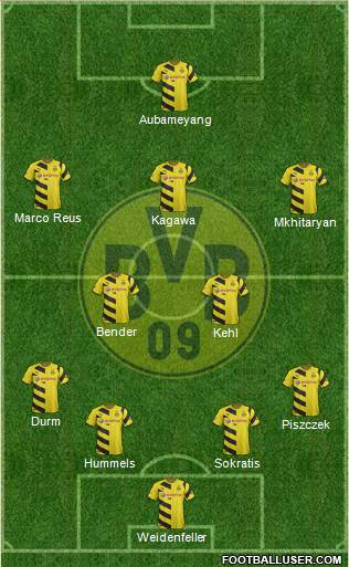 Borussia Dortmund Formation 2014