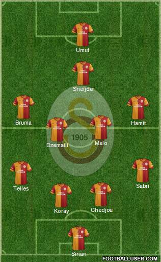 Galatasaray SK Formation 2014