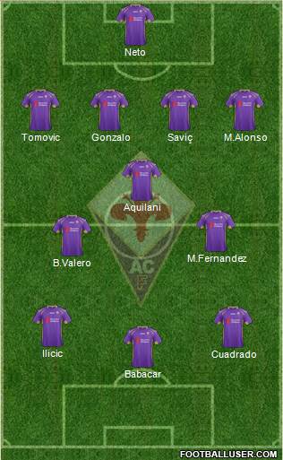 Fiorentina Formation 2014