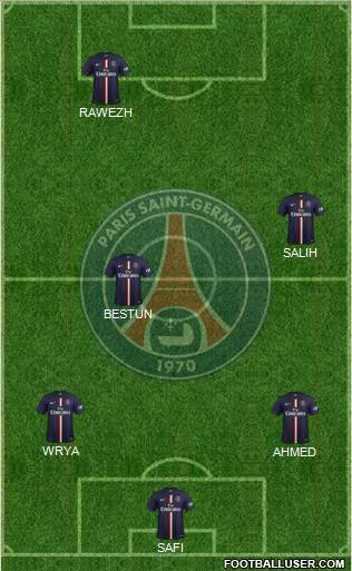 Paris Saint-Germain Formation 2014