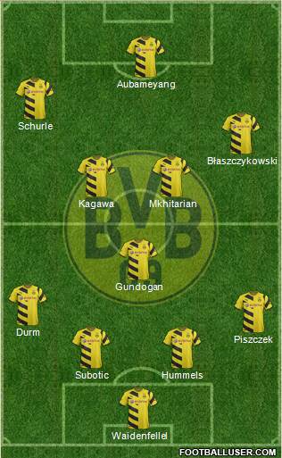 Borussia Dortmund Formation 2014