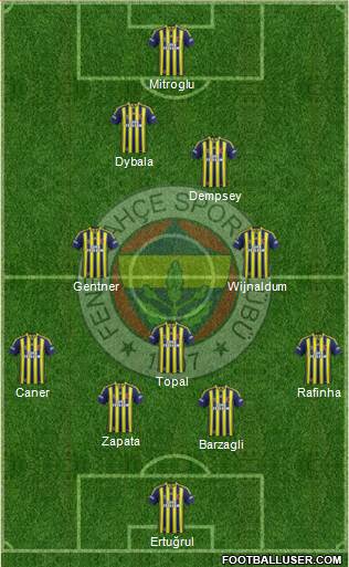 Fenerbahçe SK Formation 2014