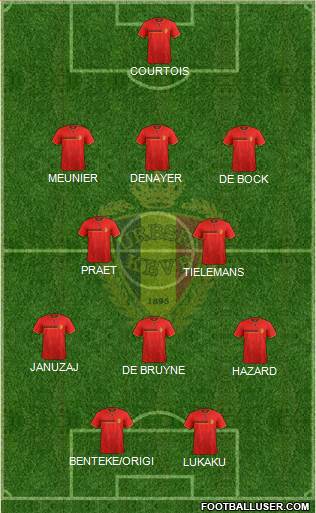 Belgium Formation 2014