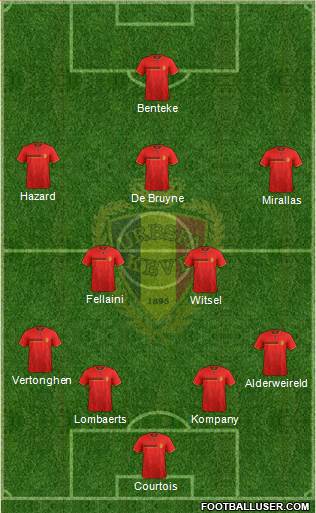 Belgium Formation 2014