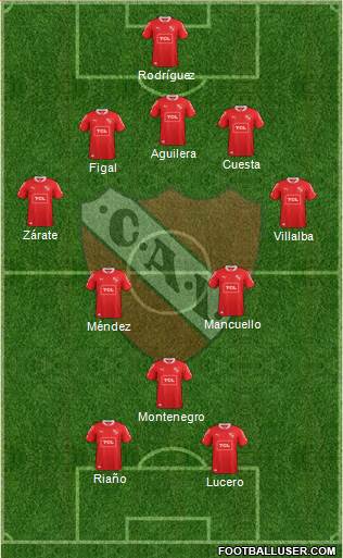 Independiente Formation 2014