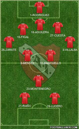 Independiente Formation 2014