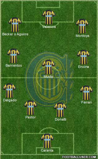 Rosario Central Formation 2014