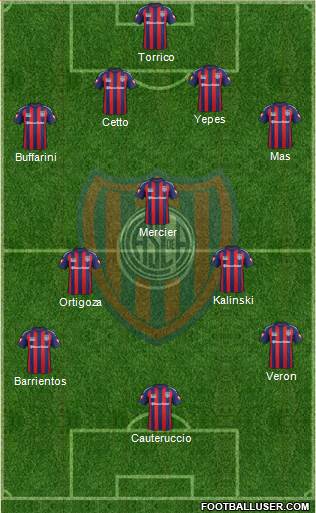 San Lorenzo de Almagro Formation 2014