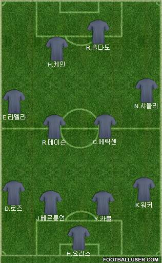 Tottenham Hotspur Formation 2014