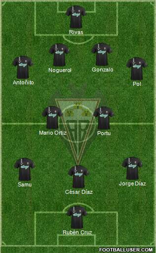 Albacete B., S.A.D. Formation 2014