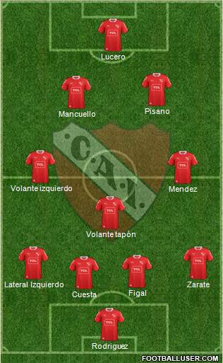 Independiente Formation 2014