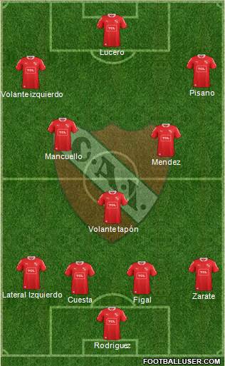 Independiente Formation 2014