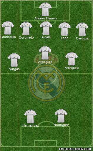 Real Madrid C.F. Formation 2014