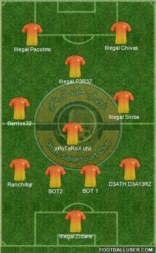 Umm-Salal Sports Club Formation 2014
