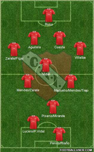 Independiente Formation 2014