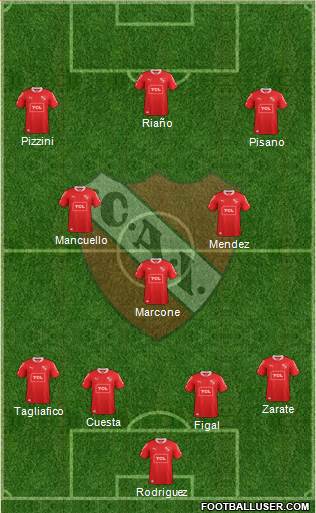 Independiente Formation 2014