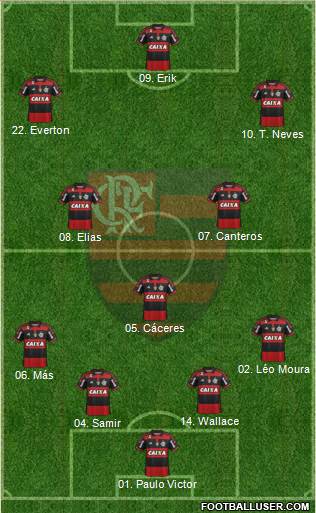 CR Flamengo Formation 2014