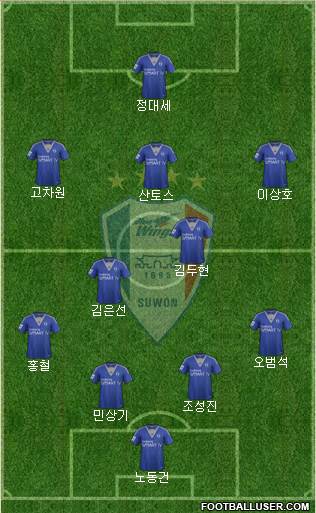 Suwon Samsung Blue Wings Formation 2014
