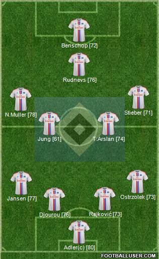Hamburger SV Formation 2014