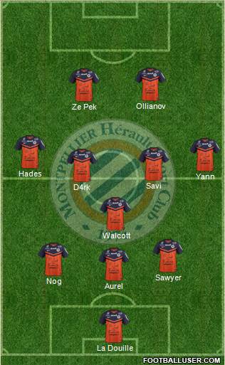Montpellier Hérault Sport Club Formation 2014