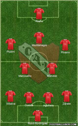 Independiente Formation 2014