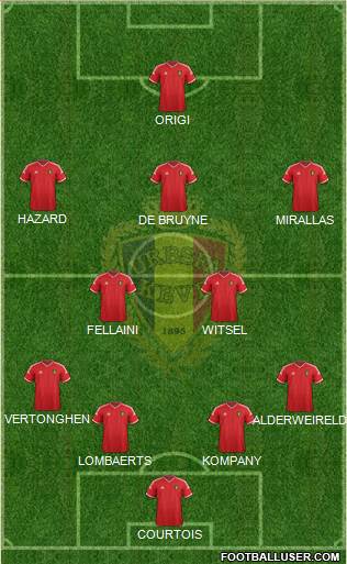 Belgium Formation 2014