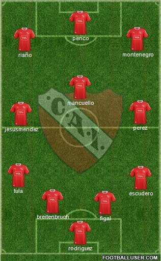 Independiente Formation 2014