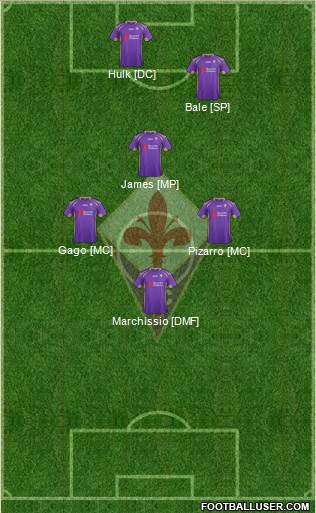 Fiorentina Formation 2014