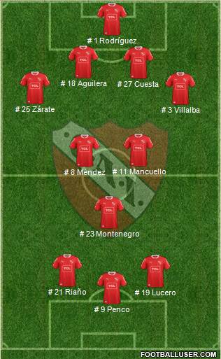 Independiente Formation 2014