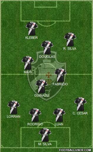 CR Vasco da Gama Formation 2014