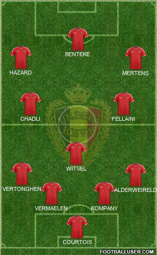 Belgium Formation 2014