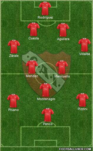 Independiente Formation 2014
