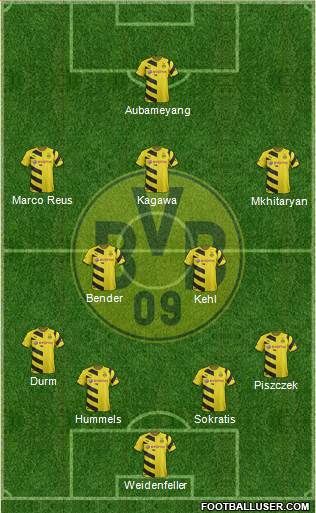 Borussia Dortmund Formation 2014