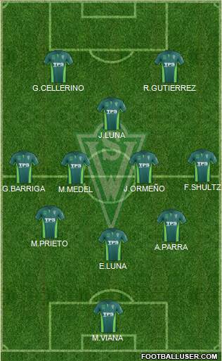CD Santiago Wanderers S.A.D.P. Formation 2014