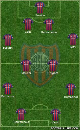 San Lorenzo de Almagro Formation 2014