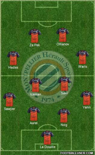 Montpellier Hérault Sport Club Formation 2014