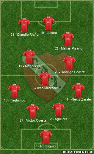 Independiente Formation 2014