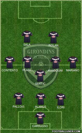 FC Girondins de Bordeaux Formation 2014