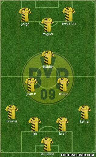 Borussia Dortmund Formation 2014