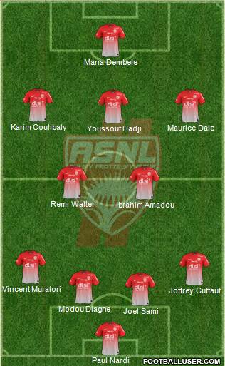 A.S. Nancy Lorraine Formation 2014
