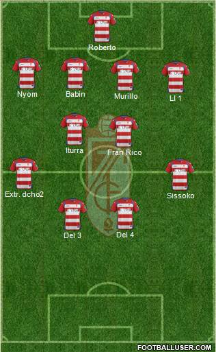 Granada C.F. Formation 2014