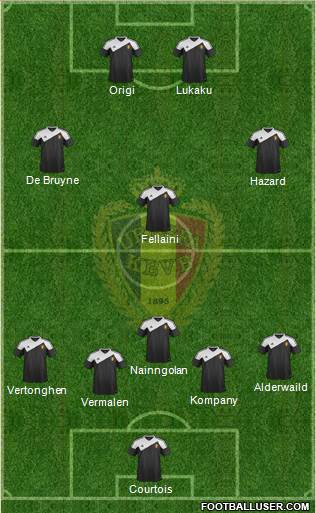 Belgium Formation 2014
