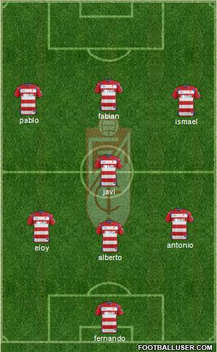 Granada C.F. Formation 2014