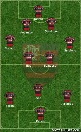 CR Flamengo Formation 2014