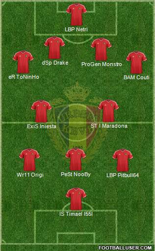 Belgium Formation 2014