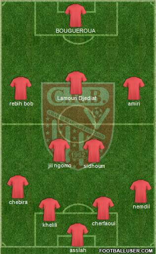 Chabab Riadhi Belouizdad football formation