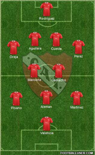 Independiente Formation 2014
